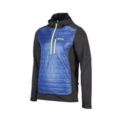 Kurtki outdoor i hardshell: BERG OUTDOOR Kurtka COURMAYEUR SWEAT czarno-niebieska r. XXL (P-10-HK4110500SS14-211-XXL)