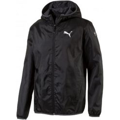 Kurtki outdoor i hardshell: Puma Kurtka Sportowa Ess Solid Windbreaker M Black S