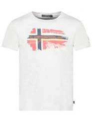 Geographical Norway Koszulka "Jysuis" w kolorze szarym rozmiar: 3XL. Szare bezrękawniki Geographical Norway, xl, bez wzorów, z bawełny, bez kołnierzyka, bez ramiączek. Za 70.74 zł.