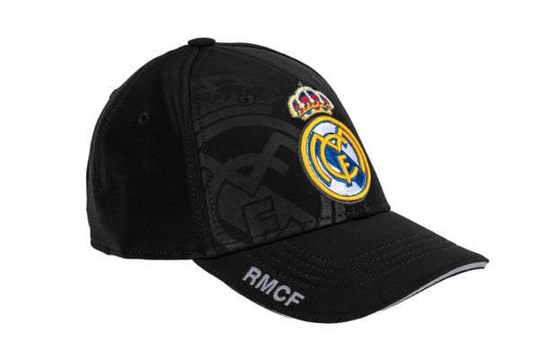 Czapka z daszkiem Real Madryt - oficjalna licencjonowana. Niebieskie czapki z daszkiem REAL MADRID, bez wzorów, z bawełny. Za 98.00 zł.