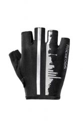 Rękawiczki rowerowe HF City HF S252. Czarne rękawiczki ROCKBROS, na lato, bez wzorów, z gumy. Za 64.99 zł.
