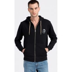 Diesel - Bluza. Czarne bluzy z kapturem marki Diesel, z bawełny. W wyprzedaży za 249.90 zł.