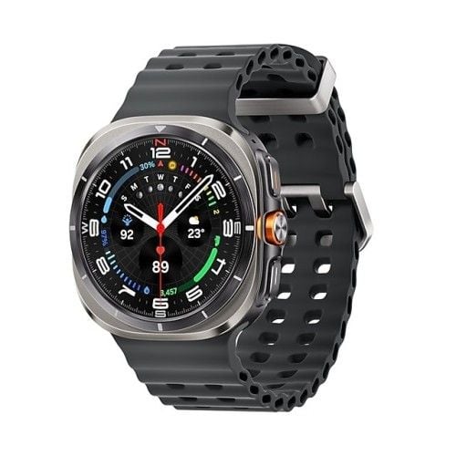 Smartwatch Samsung Galaxy Watch Ultra SM-L705FZS2EUE 3,81 cm (1.5") AMOLED 47 mm Cyfrowy 480 x 480 px Ekran dotykowy 4G Srebrny, Tytan Wi-Fi GPS. Szare, cyfrowe zegarki smartwatch SAMSUNG, bez wzorów. Za 1,922.99 zł.