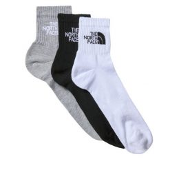 Zestaw 3 par wysokich skarpet męskich The North Face. Czarne skarpety The North Face, bez wzorów. Za 59.99 zł.