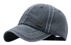 Czapka z Daszkiem, Granatowa z Przeszyciami, Fastryga, Letnia, 100% BAWEŁNA, Przewiewna -Pako Jeans. Niebieskie czapki z daszkiem Pako Jeans, na lato, bez wzorów, z bawełny. Za 49.00 zł.