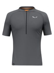 Salewa Koszulka funkcyjna "Pedroc Pro" w kolorze szarym rozmiar: XS/S. Szare t-shirty sportowe Salewa, bez wzorów, z materiału, bez ramiączek, outdoorowe. Za 153.71 zł.