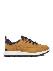 U.S. Polo Assn. Sneakersy EO-VENTUR002M/EL1 Beżowy. Brązowe buty sportowe casual U.S. Polo Assn., bez wzorów, ze skóry, bez zapięcia. Za 349.99 zł.