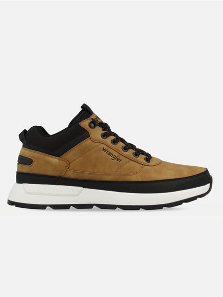 Wrangler Sneakersy "Carver" w kolorze jasnobrązowym rozmiar: 42. Brązowe buty sportowe casual Wrangler, bez wzorów, bez zapięcia. Za 209.95 zł.