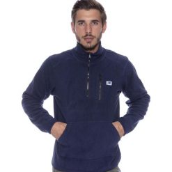 Męska kurtka Leone 1947 Apparel Micro Polar, ze stójką i zamkiem do połowy. Niebieskie kurtki LEONE 1947 APPAREL, l, bez wzorów, z polaru, bez kaptura. Za 65.68 zł.