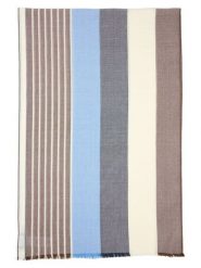 Nils Sundström Szalik Mężczyźni Bawełna niebieski|brązowy|biały, ONE SIZE. Białe szaliki Nils Sundström, bez wzorów, z bawełny. Za 69.95 zł.