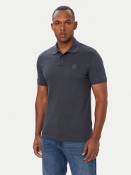 BOSS Polo Passenger 50507803 Granatowy Regular Fit. Niebieskie koszulki polo Boss, m, bez wzorów, z bawełny, bez kołnierzyka, bez ramiączek. Za 399.99 zł.