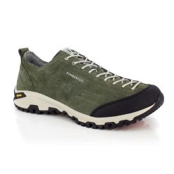 Buty trekkingowe dla dorosłych - CHOGORI - Sapin. Zielone buty turystyczne Kimberfeel, bez wzorów, z zamszu, bez zapięcia, trekkingowe. Za 529.99 zł.