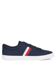 Tommy Hilfiger Tenisówki Iconic Vulc Stripes Mesh FM0FM05072 Granatowy. Niebieskie trampki Tommy Hilfiger, m, bez wzorów, bez zapięcia. Za 229.99 zł.