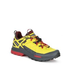 Buty turystyczne męskie AKU M'S ROCKET DFS GTX. Żółte buty trekkingowe Aku, bez wzorów, z gumy, bez zapięcia. Za 827.00 zł.
