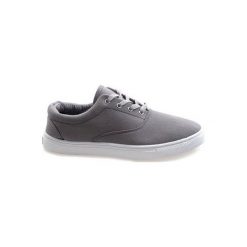 Szare męskie trampki QF-10. Szare trampki ButyModne, m, bez wzorów, bez zapięcia. Za 59.00 zł.