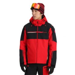 Kurtka narciarska męska Spyder Titan. Czerwone kurtki narciarskie i snowboardowe Spyder, m, bez wzorów, narciarskie. Za 2,389.99 zł.