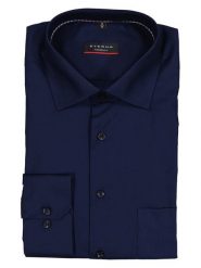 Eterna Koszula - Modern fit - w kolorze granatowym rozmiar: 41. Niebieskie koszule Eterna, bez wzorów, z bawełny, bez kołnierzyka, bez ramiączek. Za 122.09 zł.