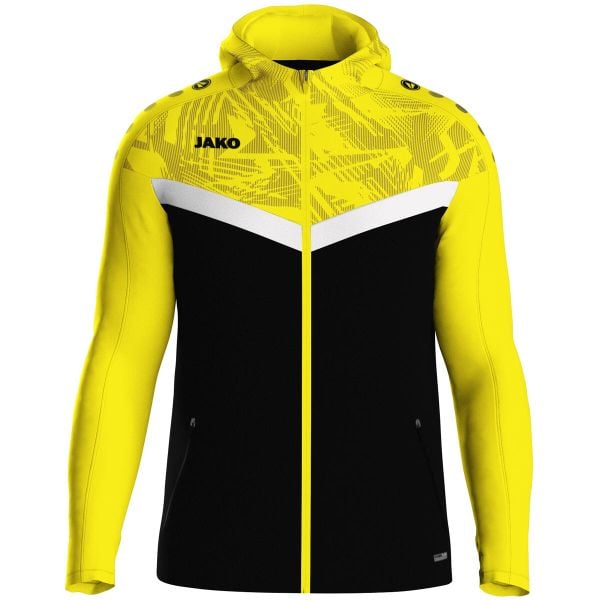 Bluza dresowa z kapturem zapinana na zamek Jako Iconic. Czarne bluzy z kapturem JAKO, xl, bez wzorów, z dresówki, z kapturem. Za 350.00 zł.