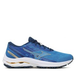 Buty do biegania Mizuno. Niebieskie buty do biegania Mizuno, bez wzorów, bez zapięcia, do biegania, mizuno wave. Za 809.99 zł.