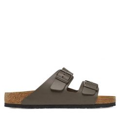 Klapki Birkenstock. Brązowe klapki Birkenstock. Za 449.99 zł.