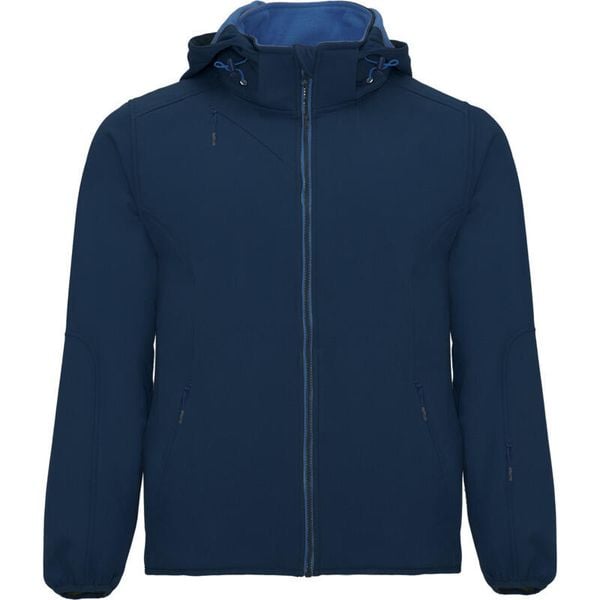Kurtka Soft Shell Dla Dorosłych Unisex Siberia. Niebieskie kurtki ROLY, xl, bez wzorów, bez kaptura. Za 187.99 zł.