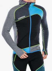 Bluza z kapturem męska Crazy Pull Resolution. Szare bluzy z kapturem Crazy, m, bez wzorów, z materiału, z kapturem. Za 577.49 zł.