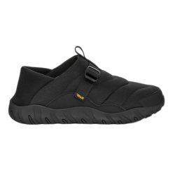 Buty do kamperowania Teva ReEmber. Czarne buty turystyczne Teva, bez wzorów, z gumy, bez zapięcia, trekkingowe. Za 395.00 zł.