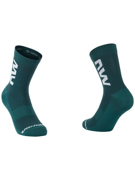 Skarpety rowerowe NORTHWAVE Extreme Air Mid Sock zielony. Zielone skarpety Northwave, w ażurowe wzory, z dzianiny. Za 69.00 zł.