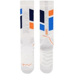 Skarpetki Buff THERMONET® OVER THE CALF SOCKS TO WHISPER S. Niebieskie skarpety Buff, bez wzorów, z puchu. Za 149.90 zł.