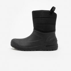 Second Life - Śniegowce turystyczne męskie Quechua NH100... - Stan Doskonały. Czarne śniegowce QUECHUA, z materiału, bez zapięcia. Za 67.99 zł.