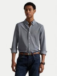 Polo Ralph Lauren Koszula 710979488002 Granatowy Regular Fit. Niebieskie koszule Polo Ralph Lauren, m, bez wzorów, z bawełny, bez kołnierzyka, bez ramiączek. Za 699.99 zł.