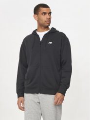 New Balance Bluza Essentials MJ41501 Czarny Regular Fit. Czarne bluzy New Balance, m, bez wzorów, z syntetyku, bez kaptura. Za 209.99 zł.