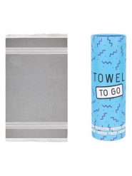 Samimi Chusta hammam "Oasis" w kolorze szarym - 180 x 100 cm rozmiar: onesize. Szare szaliki Samimi, bez wzorów, z bawełny. Za 52.99 zł.