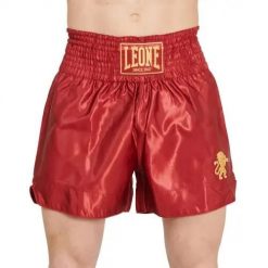 Szorty bokserskie Montana Basic 2. Czerwone krótkie spodenki sportowe LEONE 1947, l, bez wzorów, z materiału. Za 182.00 zł.