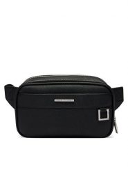 Armani Exchange Nerka XM002037 AF19931 UC001 Czarny. Czarne saszetki i nerki Armani Exchange, bez wzorów, ze skóry. Za 459.99 zł.