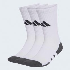 Skarpetki fitness ADIDAS 3 pary. Białe skarpety Adidas, bez wzorów. Za 49.99 zł.