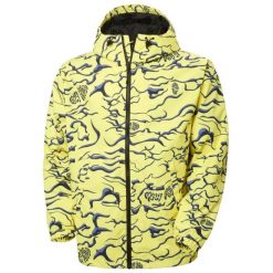 Ponadwymiarowa kurtka wodoodporna Helly Hansen Play. Żółte kurtki przeciwdeszczowe Helly Hansen, m, bez wzorów, bez kaptura. Za 553.50 zł.