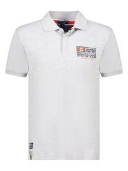 Canadian Peak Koszulka polo "Koffreak" w kolorze szarym rozmiar: M. Szare koszulki polo Canadian Peak, m, bez wzorów, z bawełny, bez kołnierzyka, bez ramiączek. Za 86.99 zł.