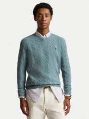 Polo Ralph Lauren Sweter 710876762506 Zielony jasny Regular Fit. Zielone swetry rozpinane Polo Ralph Lauren, m, bez wzorów, z wełny, bez kołnierzyka, bez ramiączek. Za 1,199.00 zł.