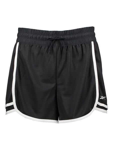 Reebok Szorty sportowe "Knit" w kolorze czarnym rozmiar: M. Czarne krótkie spodenki sportowe Reebok, m, bez wzorów. Za 61.46 zł.