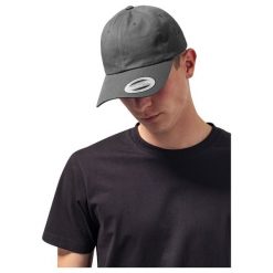 Czapka Flexfit low profile cotton twill. Szare czapki z daszkiem FLEXFIT, bez wzorów. Za 67.65 zł.