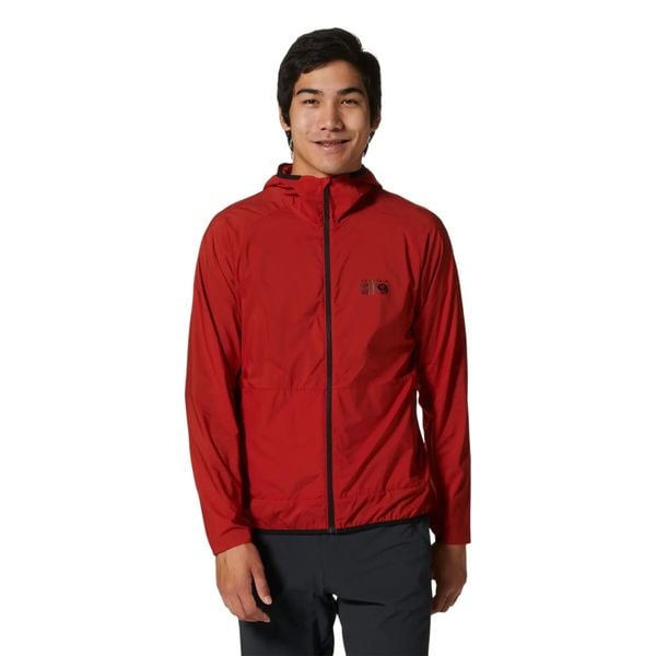 Kurtka z kapturem Mountain Hardwear Kor Airshell. Czerwone kurtki MOUNTAIN HARDWEAR, xl, bez wzorów, z polaru, z kapturem. Za 847.50 zł.