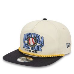 Czapka z daszkiem New Era. Brązowe czapki z daszkiem New Era, bez wzorów. Za 139.99 zł.