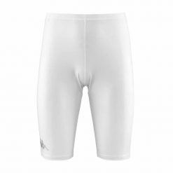 Spodenki Kappa Kombat Vurgay. Białe szorty Kappa, bez wzorów, sportowe. W wyprzedaży za 99.10 zł.