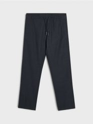 Spodnie chino jogger - niebieski. Niebieskie joggery i bojówki Sinsay, bez wzorów. Za 69.99 zł.
