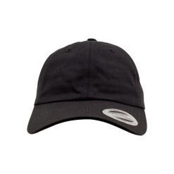 Bawełniana Czapka Z Daszkiem Dla Dorosłych Unisex. Białe czapki z daszkiem FLEXFIT, bez wzorów, z bawełny. Za 65.99 zł.