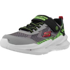 Buty SKECHERS METEOR LIGHTS Szary. Szare buty trekkingowe Skechers, bez wzorów, z tkaniny, bez zapięcia. Za 216.99 zł.