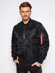 Alpha Industries Kurtka bomber Ma-1 Vf 59 Long 168100 Czarny Slim Fit. Czarne kurtki Alpha Industries, m, bez wzorów, z syntetyku, bez kaptura. Za 579.99 zł.