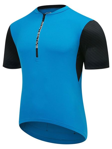Protective Koszulka kolarska "Move" w kolorze błękitno-czarnym rozmiar: XXL. Niebieskie t-shirty sportowe Protective, bez wzorów, bez ramiączek, rowerowe. Za 70.08 zł.