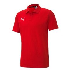 Koszulka Polo Męska TeamGoal 23. Czerwone koszulki polo sportowe Puma, m, bez wzorów, bez kołnierzyka, bez ramiączek. Za 190.99 zł.